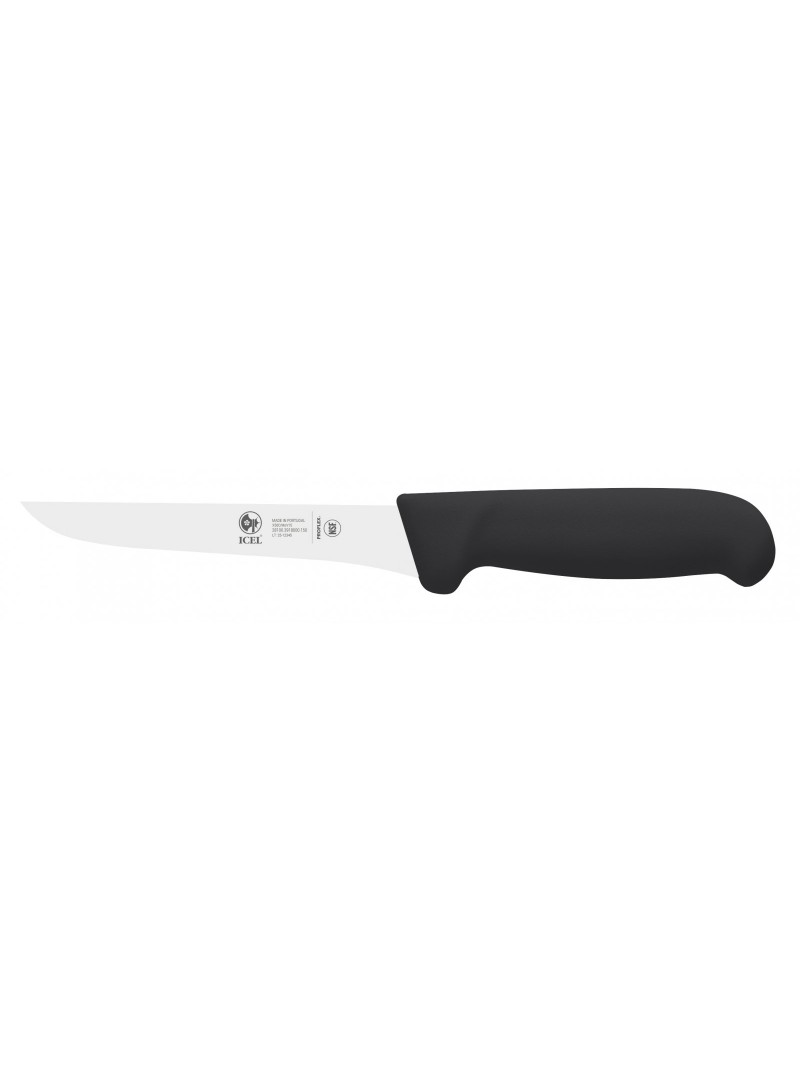 Cuchillo deshuesador curvo ICEL Safe 994 15 cm hoja curva acero molibdeno vanadio mango polipropileno para despiece profesional